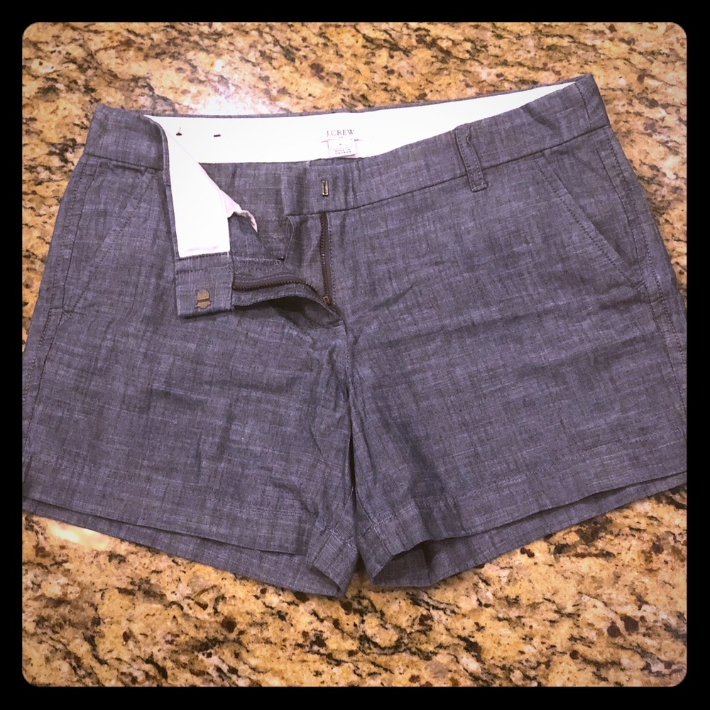 J. Crew 5” Chambray Shorts